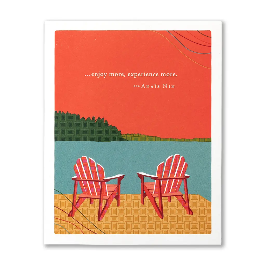Enjoy More Experience More Retirement Card