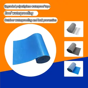 FuBon RUNTIAN Large Polyethylene Roof Waterproof Tape 19.6in x 11yd Fast Seal UV & Weather Resistant for Concrete Roofs & Corrugated Tiles Comprehensive Coverage Extreme Temperature Resistance sealant Multiple Colors