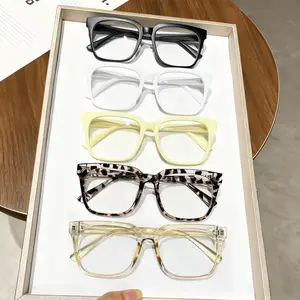 Paleshy 5-Pack Blue Light Blocking Glasses | Square Frame Fashion Eyewear Set with Anti-Blue Ray Lenses, Computer Glasses for Women & Men, Stylish Everyday Protection
