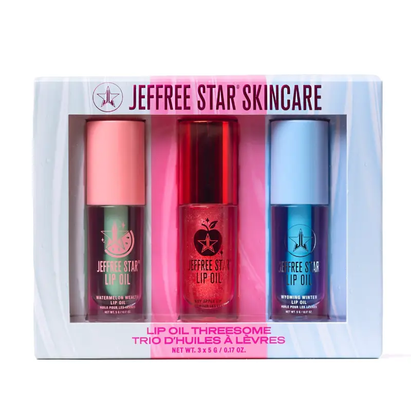 Lip Oil 3pc Gift Set - Includes Watermelon Wealth, Candy Apple, and Wyoming Winter Lip Oil