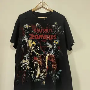 [Sale Up To 45%] Call Of Duty Black Ops Zombies TShirt, Unisex Cotton Crewneck Tshirt For Men And Women