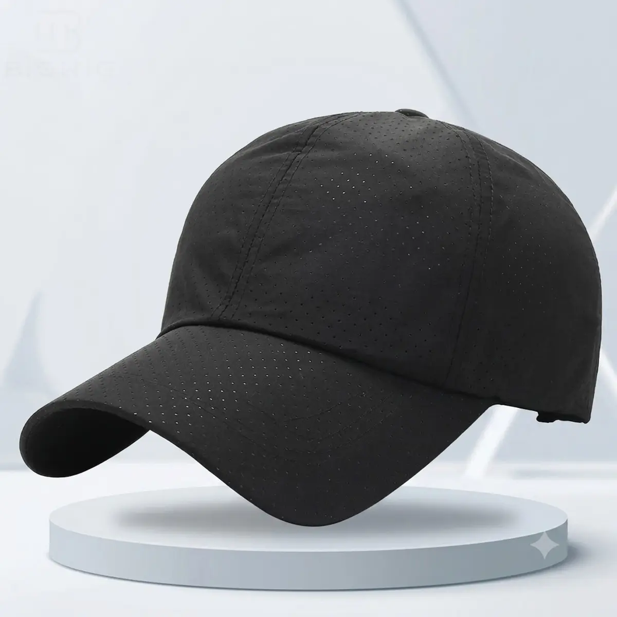 Unisex Laser-Perforated Cooling Baseball Cap, a Minimalist Lightweight & Quick-Dry Design with Adjustable Strap for Sun Protection, Uv Protection, All Seasons, One-Size-Fit