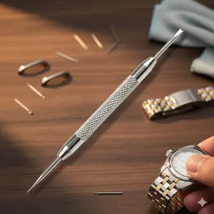Professional Watch Band Adjusting Tool Kit: Precision Link Remover, Spring Bar Tool, Anti-Slip Design, Portable Watch Repair Essentials, Bracelet Pin Repair Set, Hand Tools