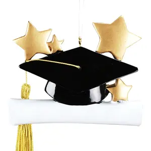Graduate Christmas Round Disc Ornament