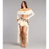 Boho Nights Lace High-Low Skirt