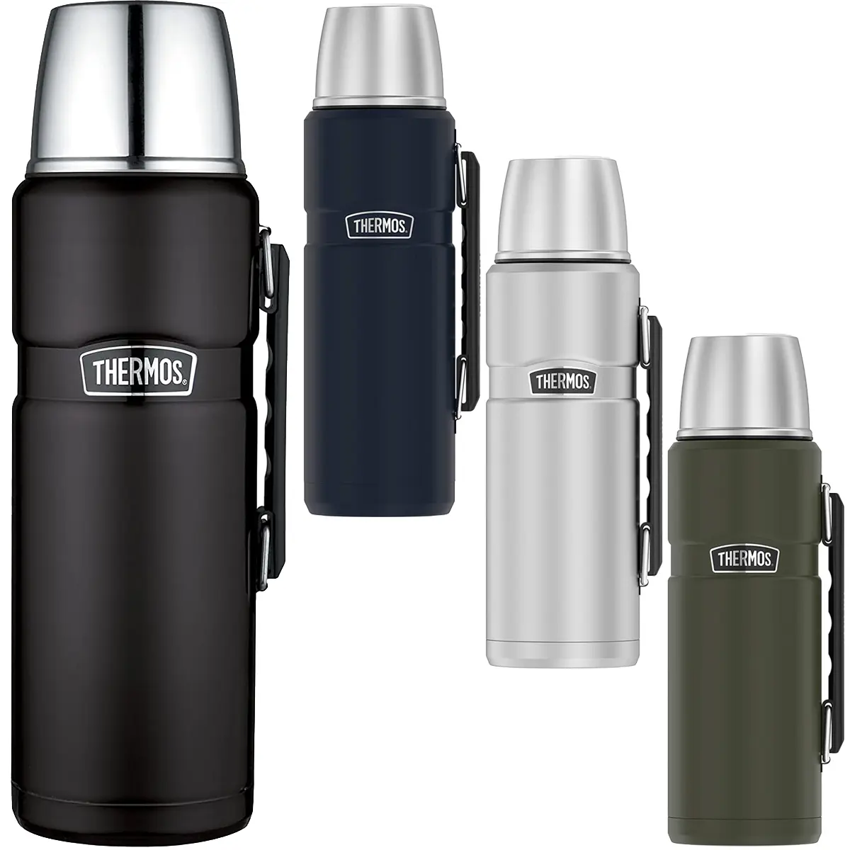 Thermos 2L Stainless King Vacuum Insulated Beverage Bottle Thermos 2L Stainless King Vacuum Insulated Beverage Bottle