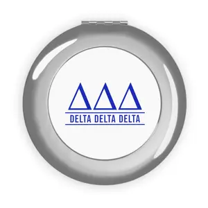 Delta Delta Delta Compact Travel Mirror
