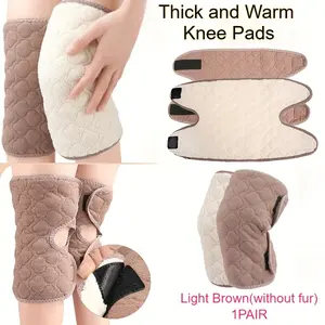 Autumn and Winter Thickened Fleece-Lined Knee Pads - Outdoor Sports Protective Gear, Hand Wash Only
