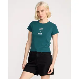 Volcom Women's Have A Clue Short-Sleeve Round Neck Casual Streetwear Top