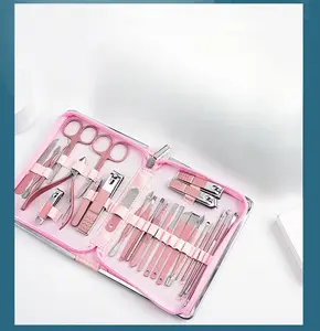 26PCS Manicure Set Pedicure Kit Nail Clippers Set Manicure Kit Professional Nail Kit For Women Men