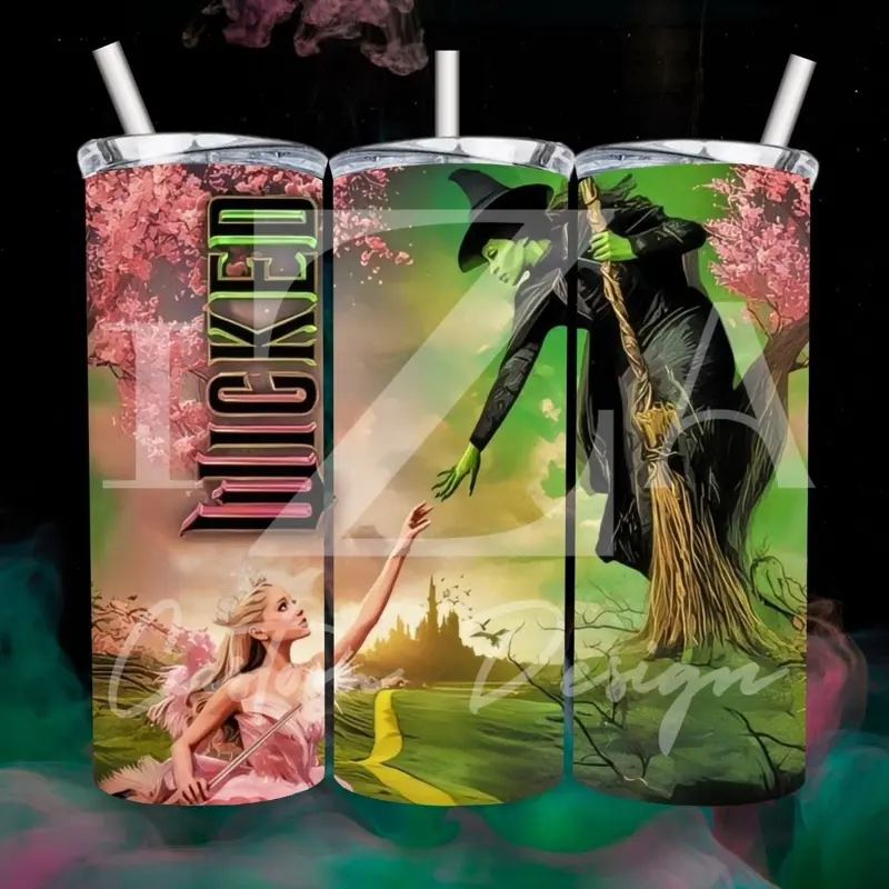 Wicked Skinny Tumbler, 20 oz Drinkware, Glinda, Elphaba