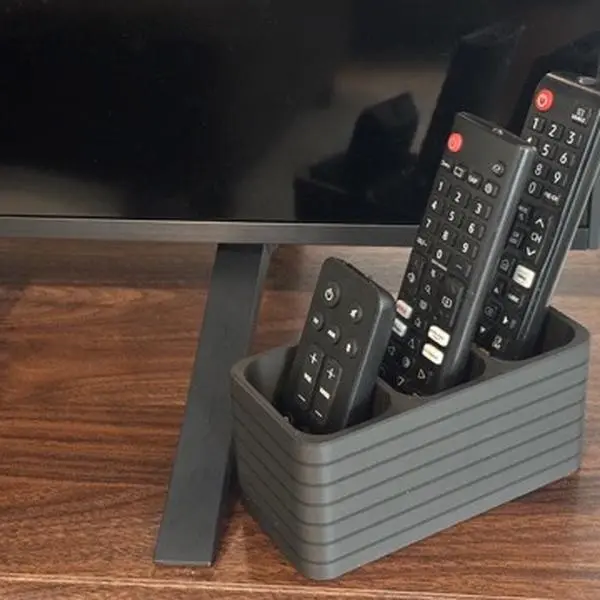 Modern Plastic Remote Holder, TV Remote Storage Organizer for Home Supplies