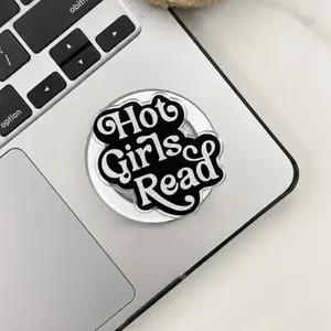 Hot Girls Read Kindle Grip Acrylic Kindle, Griptok Holder, Bookish Phone Grip, Gift For Booklovers, Gift For Her
