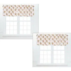 Sandbridge Stars Valance Window Treatment Set of 2 by Valerie