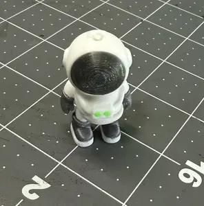 Astronaught Key Chain - Glow-in-the-Dark 3D Printed Design for Space Enthusiasts Compact & Practical for Daily Use