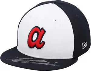 Michael Harris II Atlanta Braves Autographed 2024 Spring Training Cap - Fanatics Authentic Certified