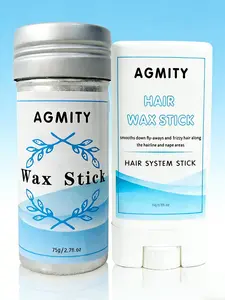 Hair Wax Stick Set Edge Control Flyaway Tamer Strong Hold Non-Greasy Slick Back Hair Styling for Wigs & Natural Hair