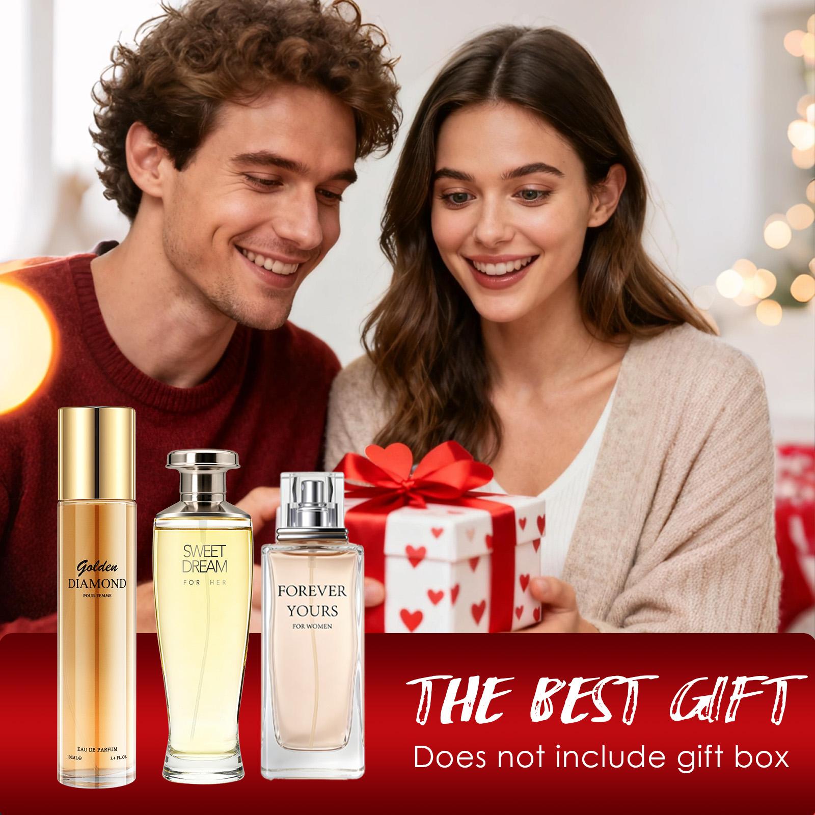 3-Pack Women's EDP, Oriental + Aldehydic Floral + Fruity Floral, Peony Vanilla Jasmine / Aldehydic Lily Tuberose Jasmine / Quince Sorbet Lychee Peach Peony Neroli, Long-Lasting 6-8H, Perfect for Dates Daily Parties Business Gifting, Daily Wear, Spray On S