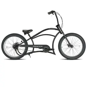 Tracer Harman 3i 26'' Vintage Internal 3-Speed Chopper Stretch Fat Tire Bike