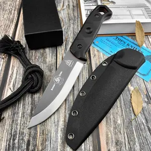 Best-selling Fixed-blade Knife with Sheath, Featuring High-hardness D2 Blade and Nylon fiberglass Handle—an EDC Survival, Cutting, and Adventure Tool for Outdoor Camping and Hiking Tool
