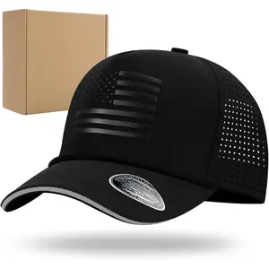 Oversize XL XXL XXXL  Flag Trucker Hat -  Quick Dry Baseball Cap - Breathable Mesh for Men Big Heads