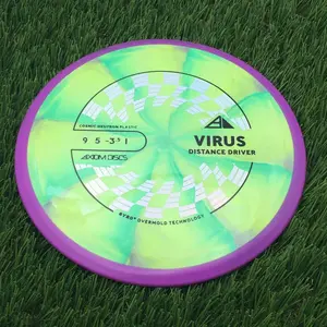 Axiom PLC Cosmic Neutron Virus - 156.7g - Purple Rim On Light Green