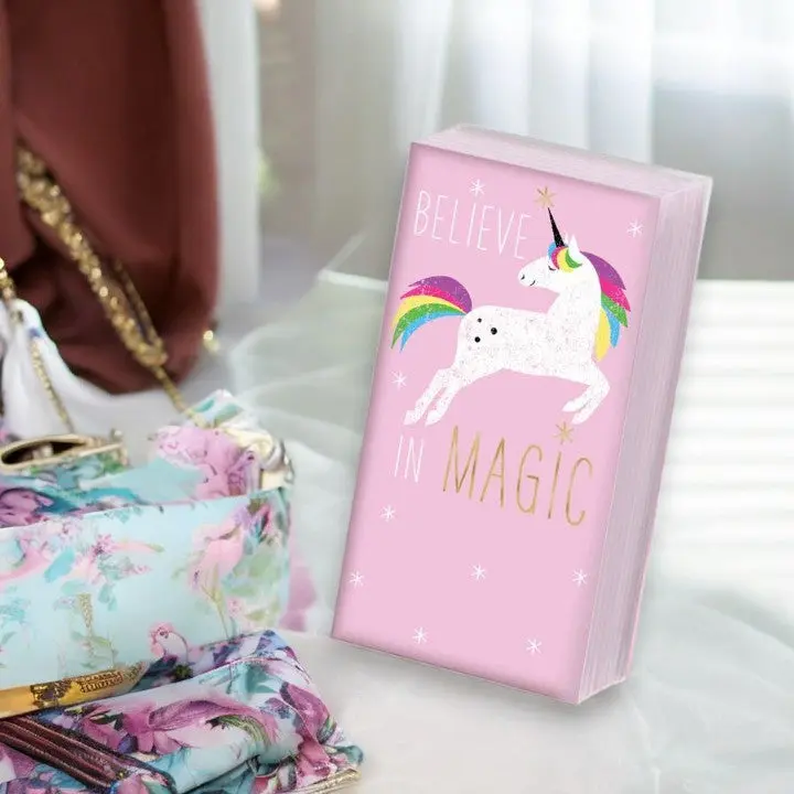 Sniff- Pink Unicorn Travel Tissues - 10-ct