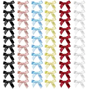 60 Pcs Solid Color Hair Clips Cute Bow Hair Clips Metal Accessories Beauty & Personal Care