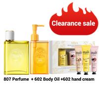 807 + hand cream $5 + body oil $5