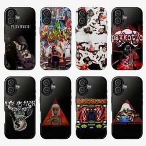 Osamason Rapper Underground Tough Phone Case Psykotic Tour 2025 Album Art Shockproof Drop Protection Heavy Duty Protective Cover for iPhone 11 12 13 14 15 16 17 Pro Max Plus Trending Fan Gift