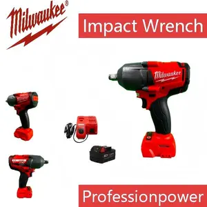 Milwaukee 900N M18 FUEL 1/2" High Torque Impact Wrench (with Friction Ring), Cordless Handheld Impact Wrench, Brushless Motor, for Automotive Repair and Heavy Equipment Maintenance