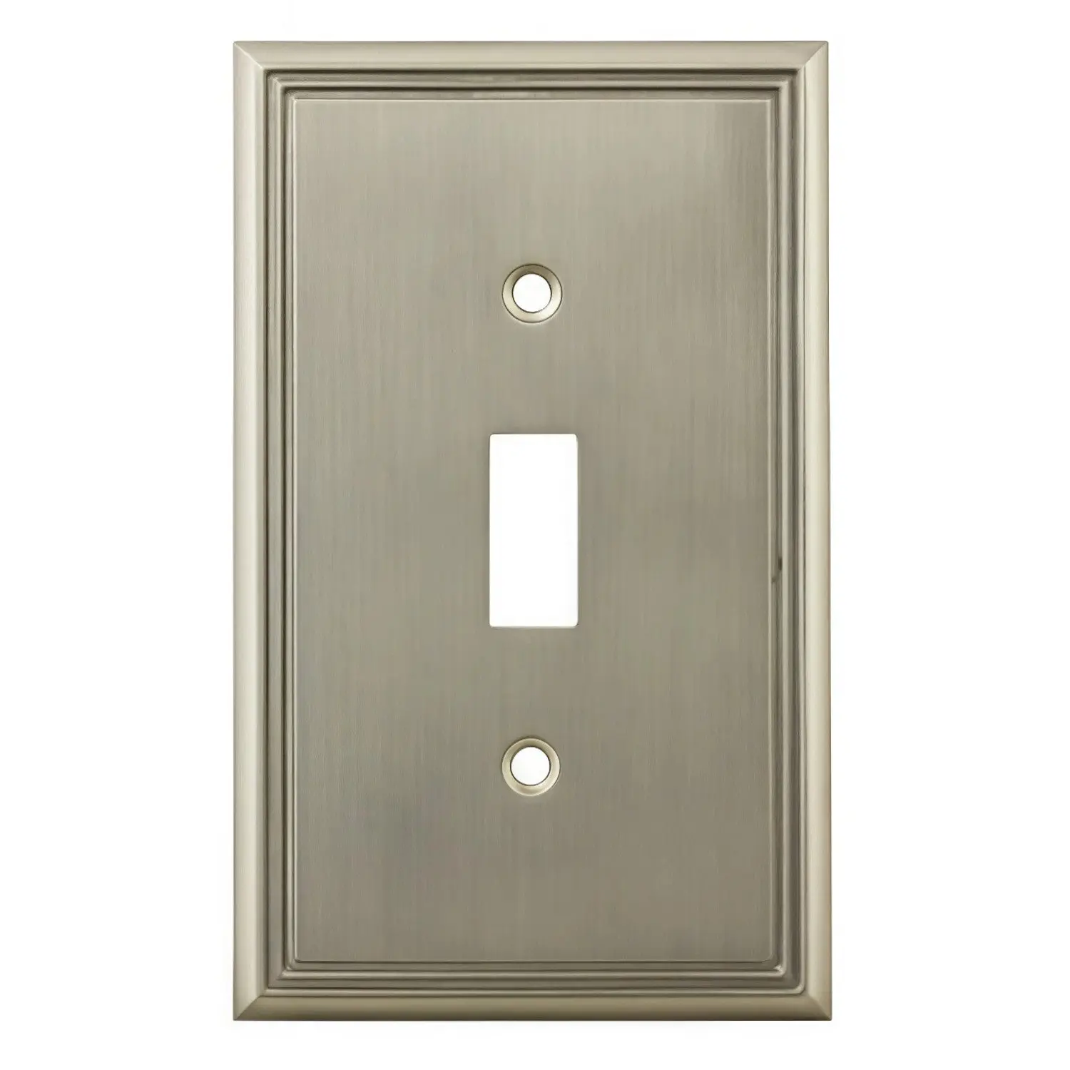 Cosmas 65003-SN Satin Nickel Single Toggle Switchplate Cover