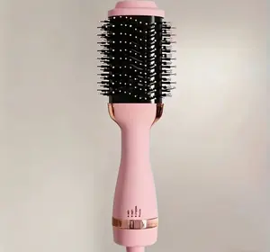 Advanced Blower Brush Hair Styler with 1000W Powerful Motor and Tourmaline Ionic Technology 60 Percent Quicker Drying Lightweight Design 3 Speed 2 Heat Control Ceramic Heater Professional Swivel Cord for Styling