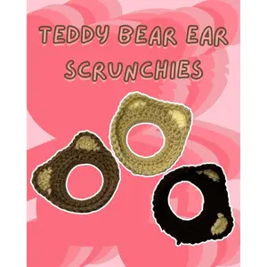 Bear Ear Scrunchies