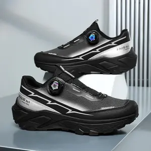 2026 Men's Shoes: All-Season Thick-Soled Rotating Buckle Sports Lightweight Men's Hiking Dad Shoes, Non-Slip Travel Shoes
