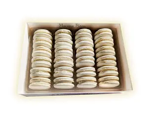 Vanilla French Macarons Gift Box - 24 Count