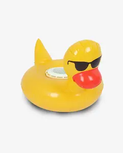 Aqua Jams Duck Bluetooth Inflatable Floating Speaker & Cup Holder