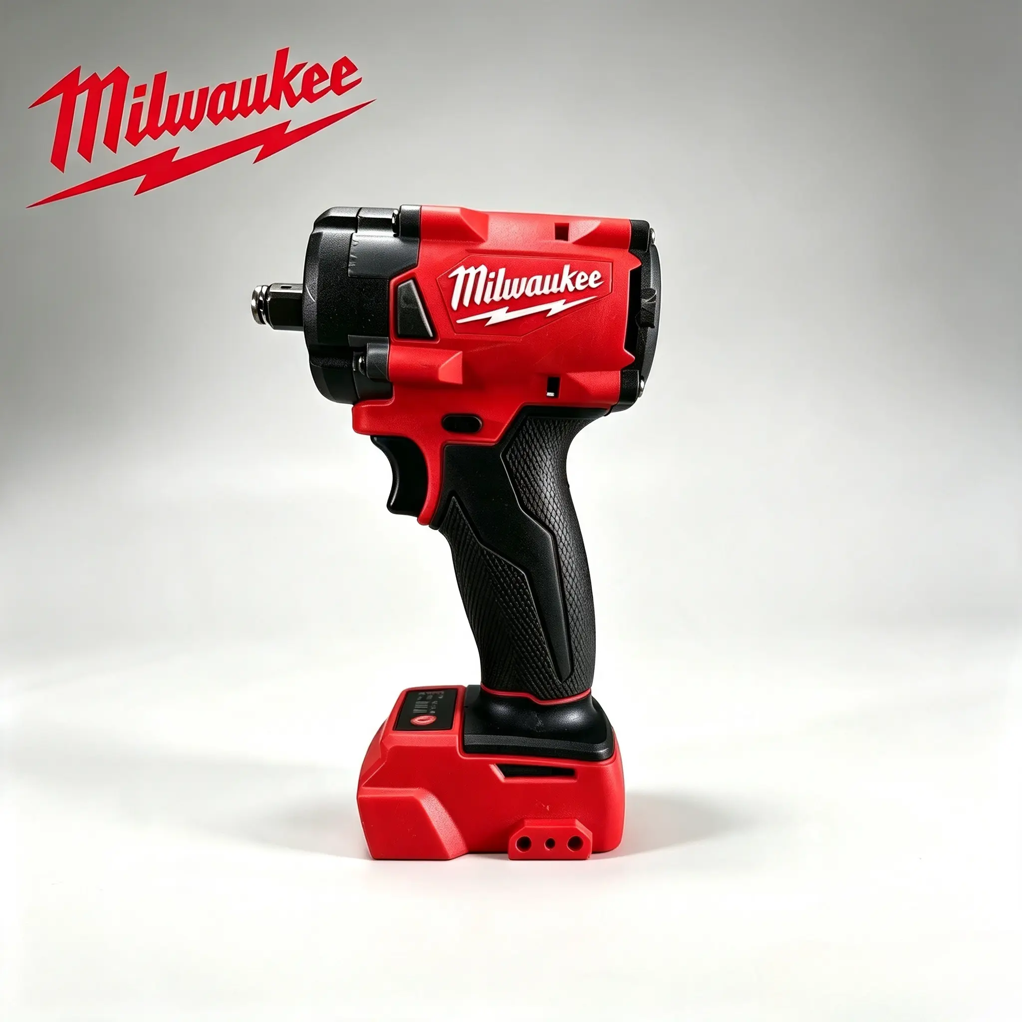 Milwaukee M12 3049‑20 Subcompact Impact Wrench, 3‑8‑Inch Square Drive, Built‑In Friction Ring And Belt Clip, For Lug Nut Removal, Bolt Fastening, Automotive Repair, Equipment Maintenance, Confined‑Space Operation And Household Mechanical Repair Project