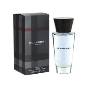 BURBERRY Touch EDT Spray for Men 3.3oz / 100ml – Aromatic Warm Spicy Woody Fragrance with Vanilla, Luxurious Perfume Scent
