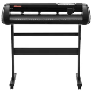 VEVOR Vinyl Cutter Machine, 34in Offline Bluetooth Cutting Plotter Machine, 400in/10m Steel Roller Shaft Adjustable Speed Force, SignMaster Software Tool DIY Craft Kit for Sign Making Windows & MobileSummervibes