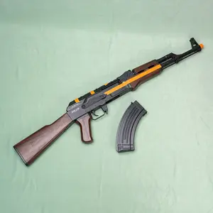 89cm AK electric toy Gel Blaster, non removable orange muzzlem, Birthday gifts, boys' toys