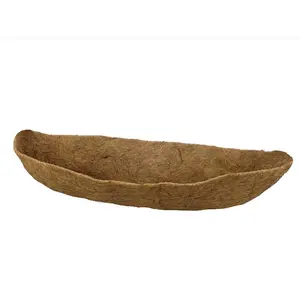 Living Accents 7035857 30 in. Coco Fiber Basket Liner - Brown