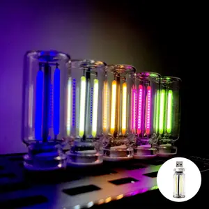 FCCEMC Touch Dimmable Car USB Night Light LED Filament Lamp Portable Lighting Plug and Play Decorative Atmosphere Light for Car Bedroom USB Powered Light