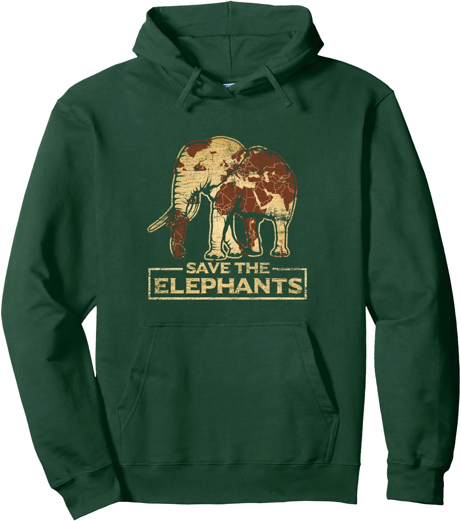 Save The Elephants Elephant Hoodie | Unisex Hooded Sweatshirt, Size S-3XL, 8 Colors
