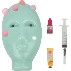 Pimple Squeezing Toy, Soft Fidget Toy with Filling Tool, Strange Alien Pimple Squeezing Novelty Stress Relief Toy, Reusable and Self-Filling, Suitable for Adults and Teens: Toys and Games