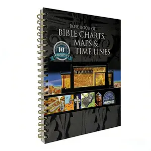 Rose Publishing Rose Book of Bible Charts, Maps & Time Lines 10th Anniversary Reproducible Edition - Spiral-Bound
