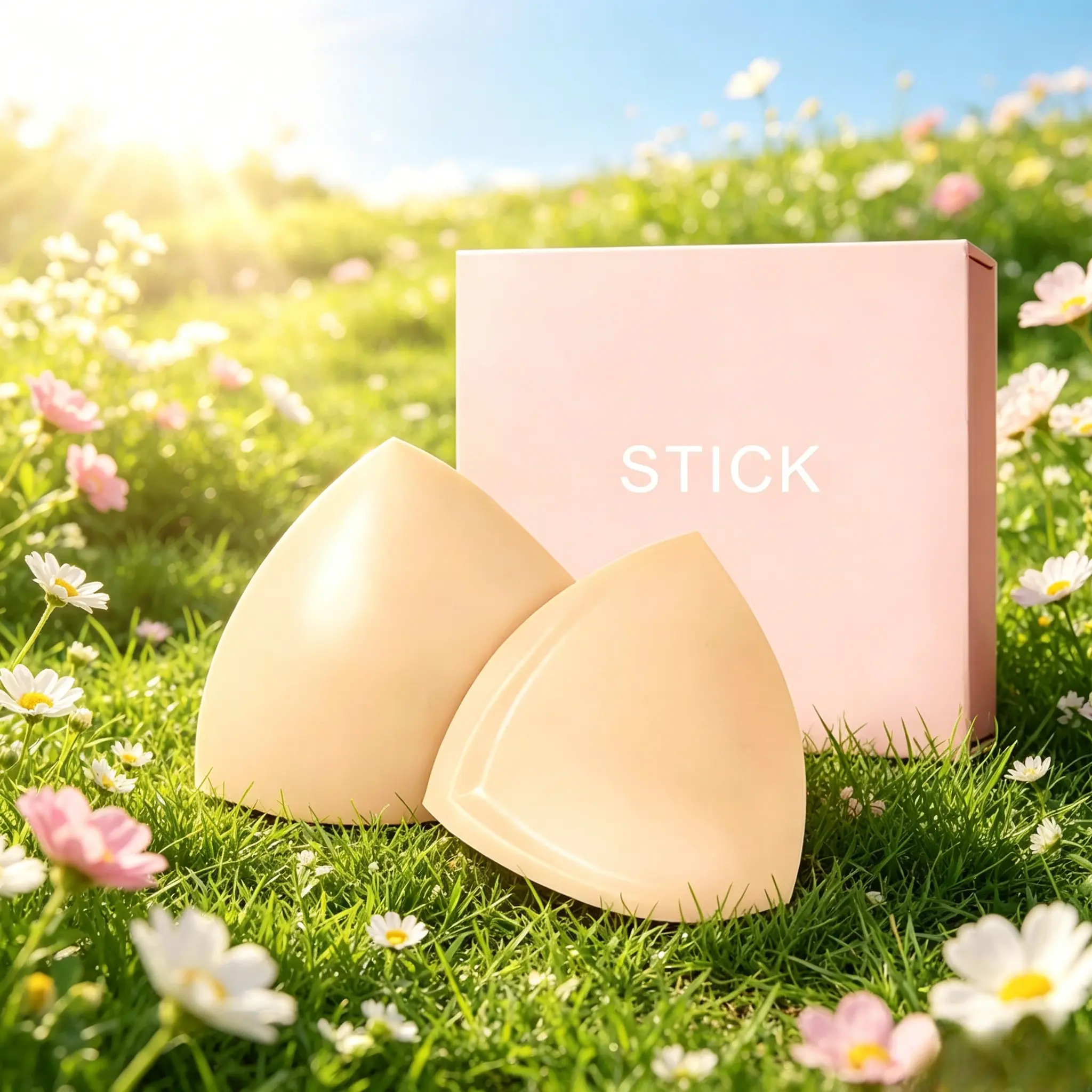 Invisible Lift - Patented Sticky Fashion Bra Inserts Prevents Nipple Slips No Sewing Required Low Cut Tops Womenswear Sticky Inserts Bra