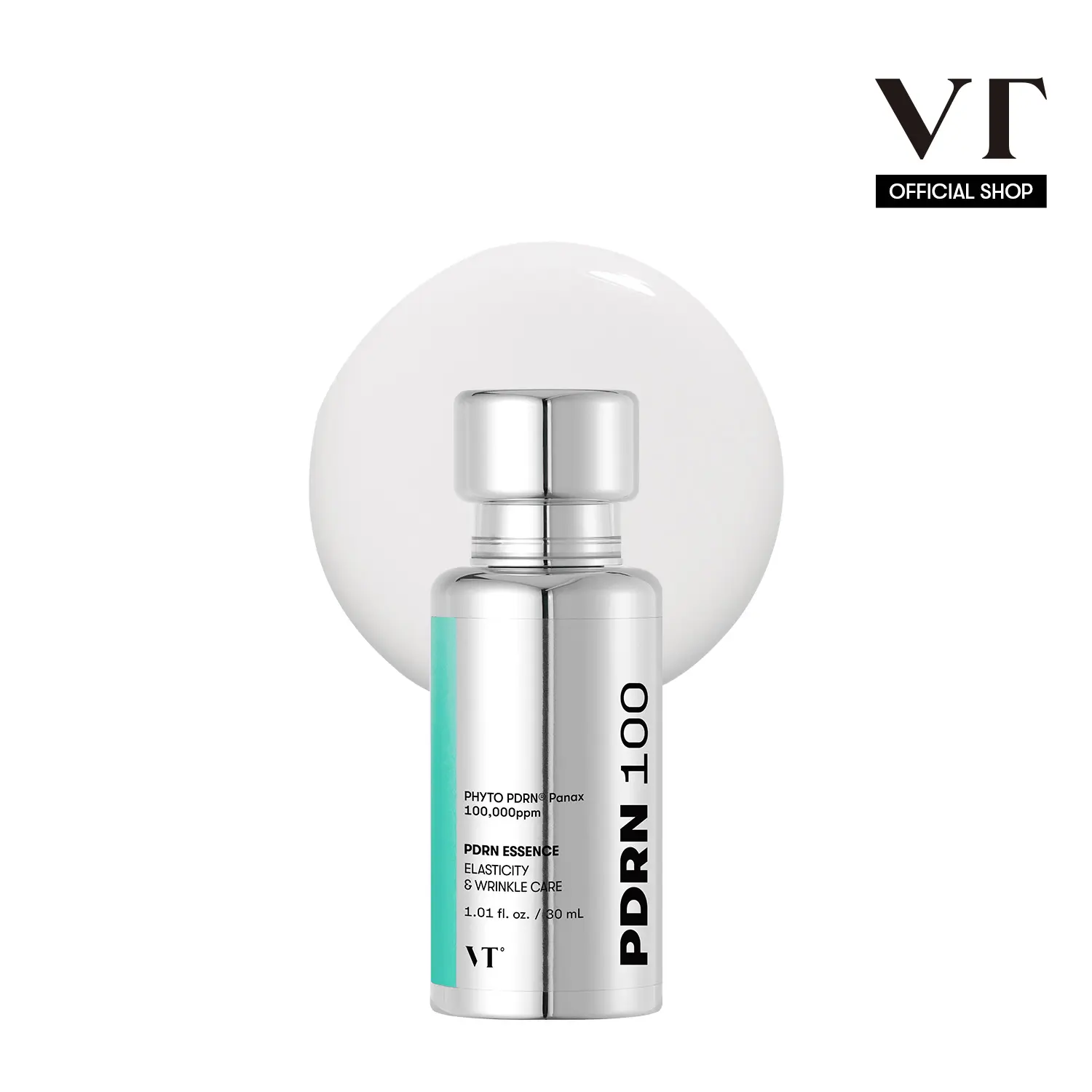 [VT COSMETICS] #1 viral PDRN 100 Essence with 100,000ppm Vegan PDRN & Milky Glow Serum | Smooth, Unscented, Hydrate, Moisture, Plumping, Firming & Fine Line Care | Moisturizer Radiance Glow | Korean Skincare