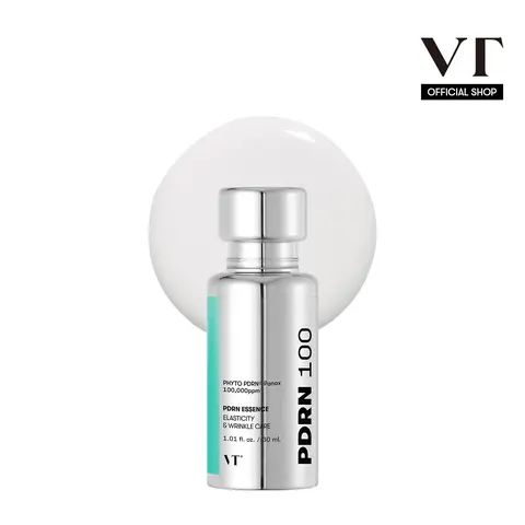 [VT COSMETICS] #1 viral PDRN 100 Essence with 100,000ppm Vegan PDRN & Milky Glow Serum | Smooth, Unscented, Hydrate, Moisture, Plumping, Firming & Fine Line Care | Moisturizer Radiance Glow | Korean Skincare