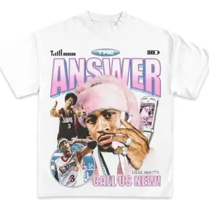 Allen Iverson Icy Exclusive Graphic T-Shirt, graphic tees for boys, Graphic Tees, kids clothing boys, Youth Clothing, boys clothing Women Lightweight Y7N